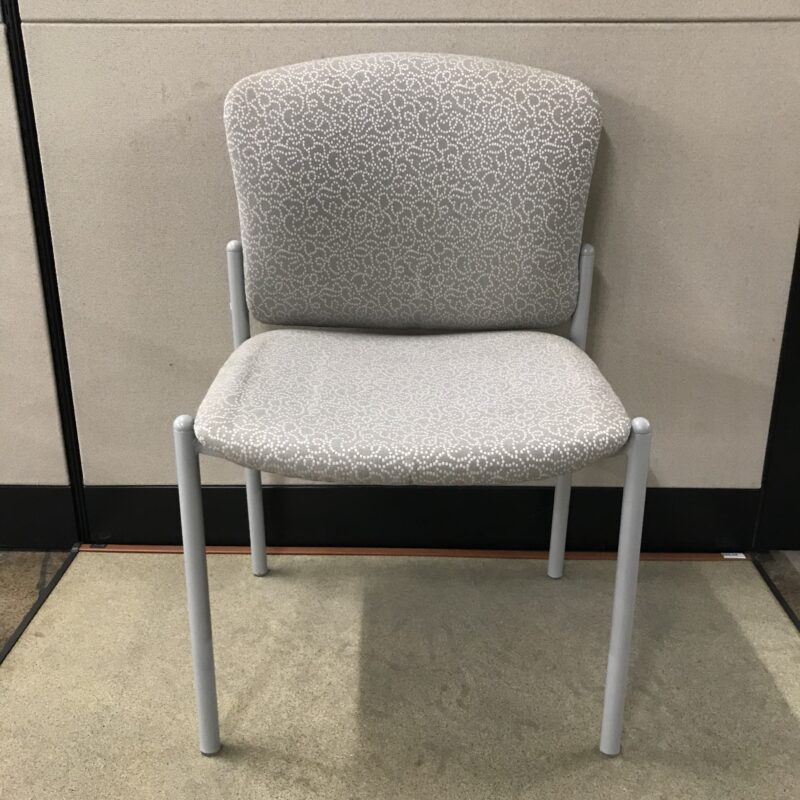 Used Gray Hon Guest Chair Stackable