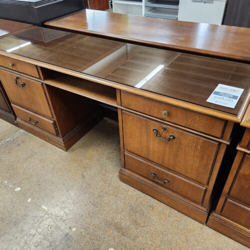 Credenza with Glass Top