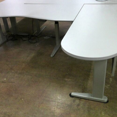 DRS Adjustable Height L Shape Desk