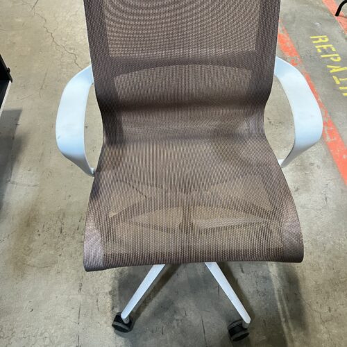 Orange Mesh Task Chair