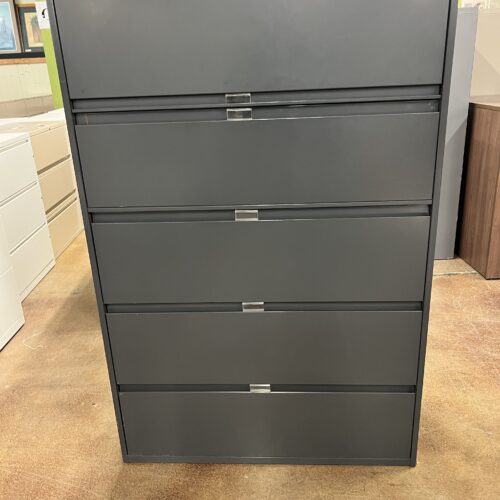 Grey 5Drawer Lateral