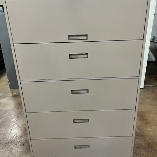 Steelcase 5Drawer Lateral Putty