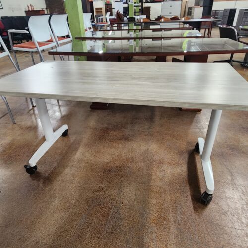 Used HON Flip Top Training Table 5FT W
