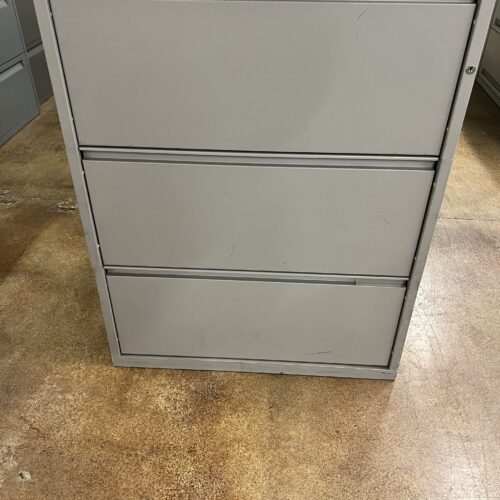 Grey 3Drawer Lateral
