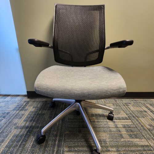 SitOnIt Office Task Chair Black and Grey