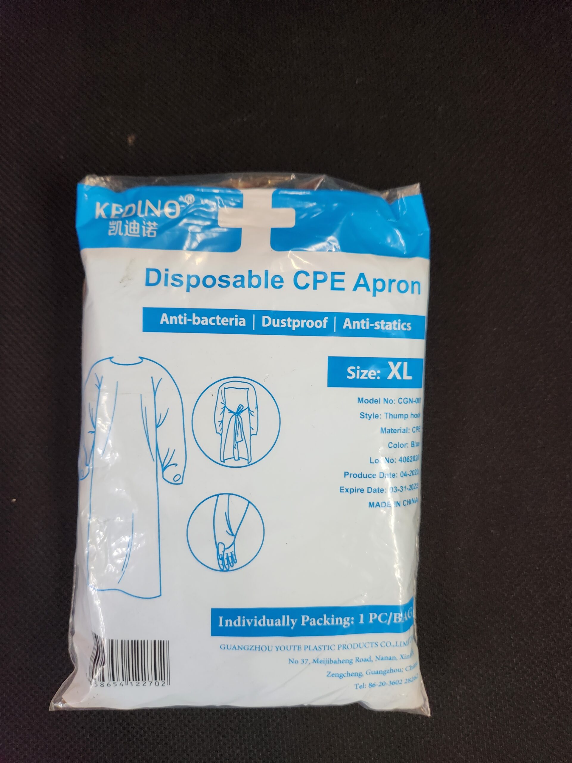 PPE - Disposable CPE Apron