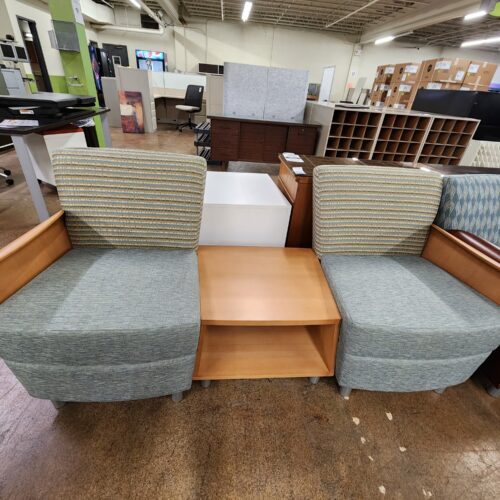 green ARCADIA SERAFINA MODULAR LOUNGE SEATING