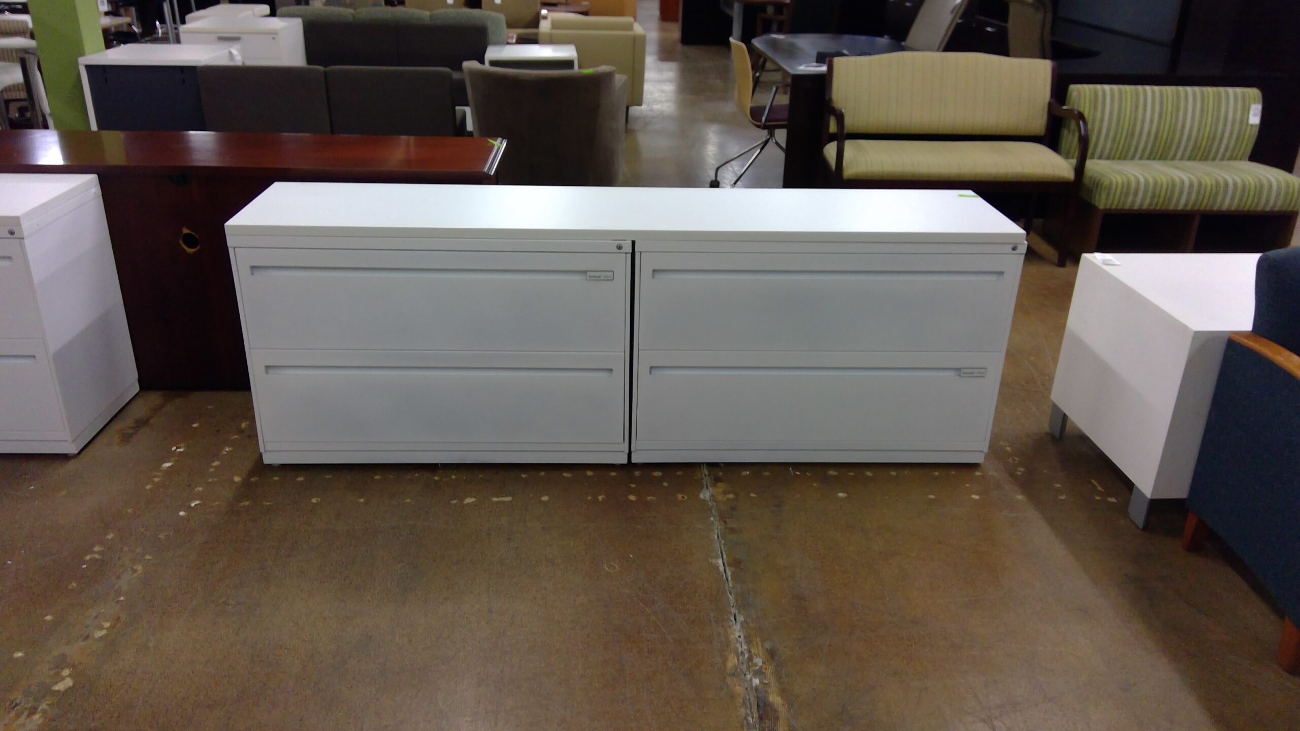 Used Kimbell Office Double File White 81.5"W