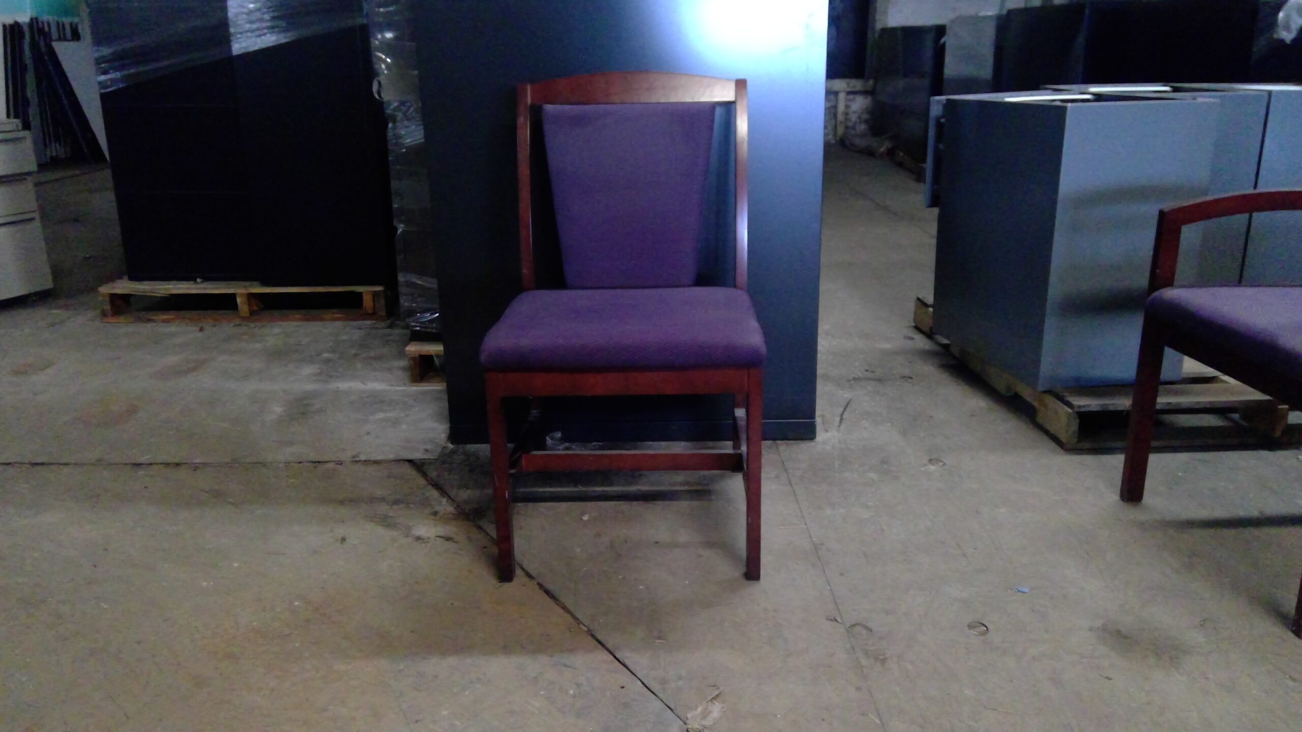 Purple Lounge Chair Armless