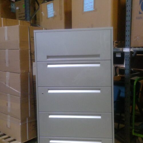 Steelcase 5-Drawer Lateral File with Lock