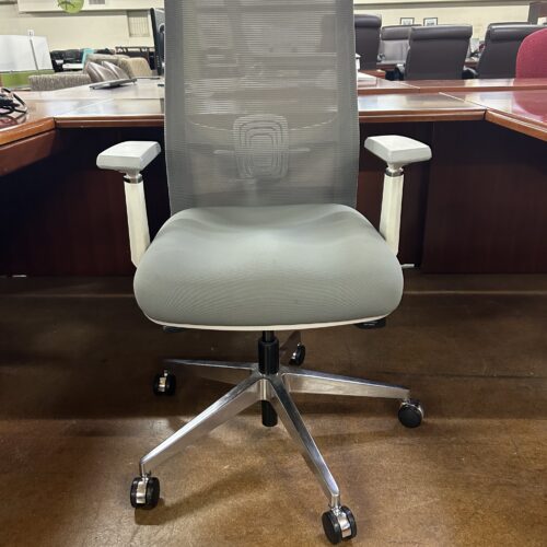 White Seating Source+ Deluxe Ergonomic Task Chair