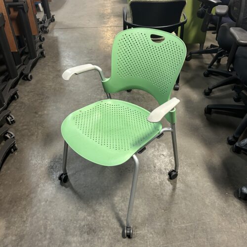Herman Miller Caper Stacking Chair -- Green