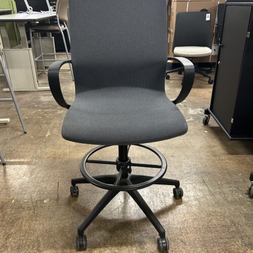 Marics Drafting Chair/Stool Gray Seat