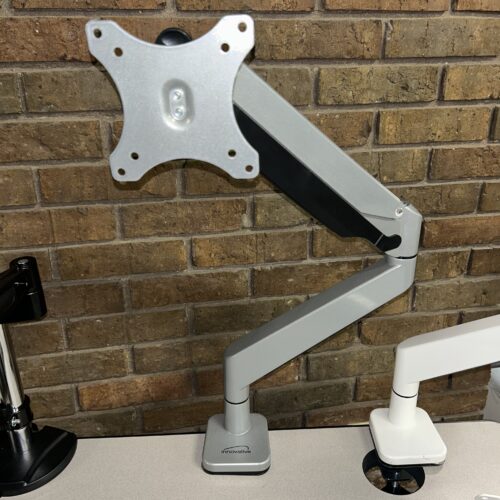 NEW HAT Envoy-1 Articulating Computer Monitor Arm -- Silver 