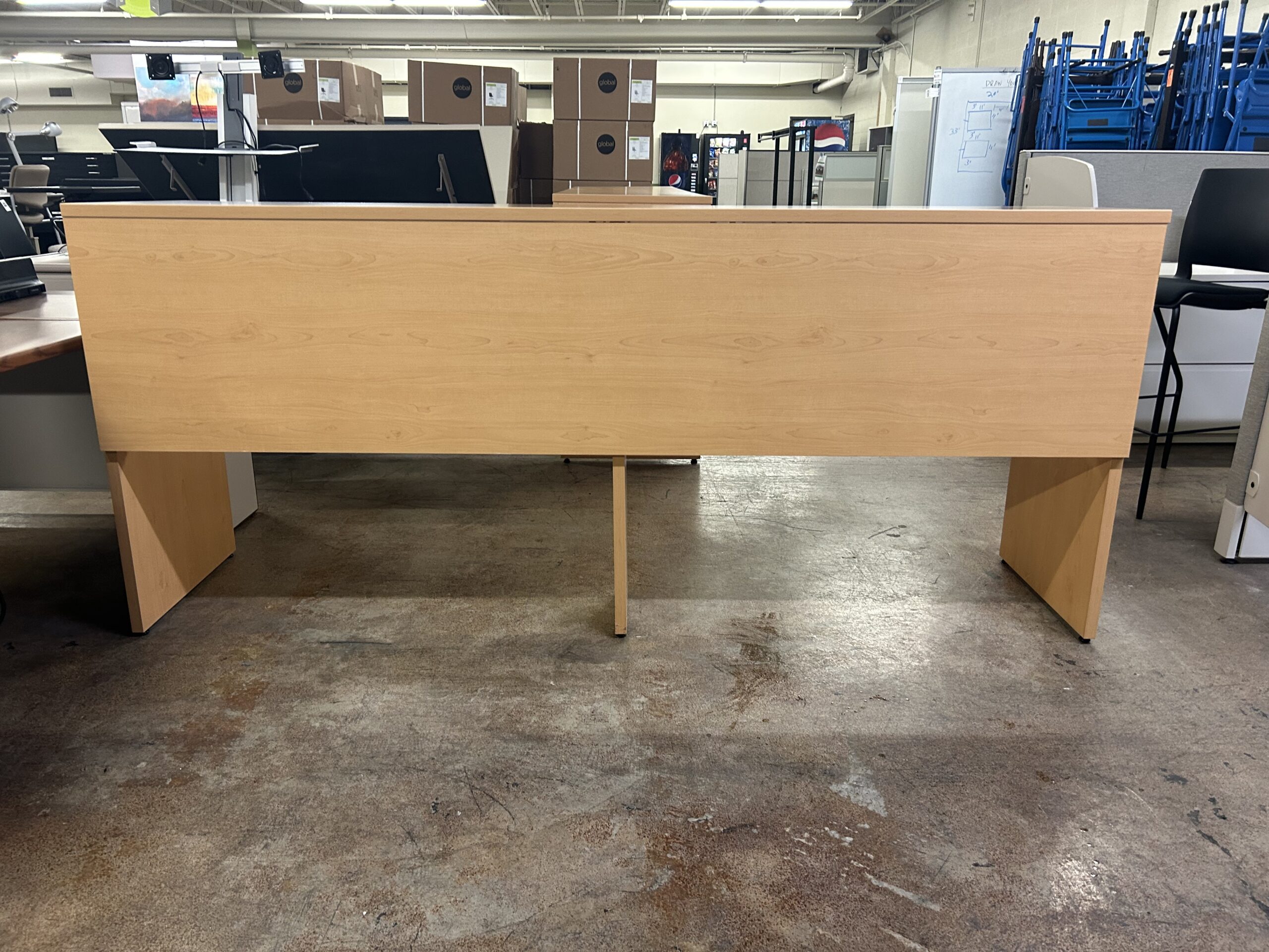 Blonde Maple Bar Table/Counter With Modesty