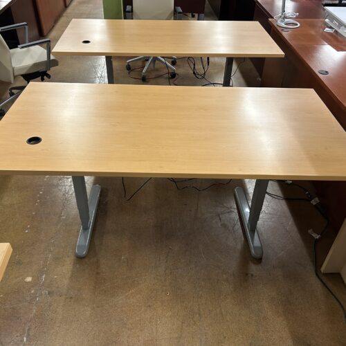 Used Kimbell International Blonde Automatic Training Table 72"W
