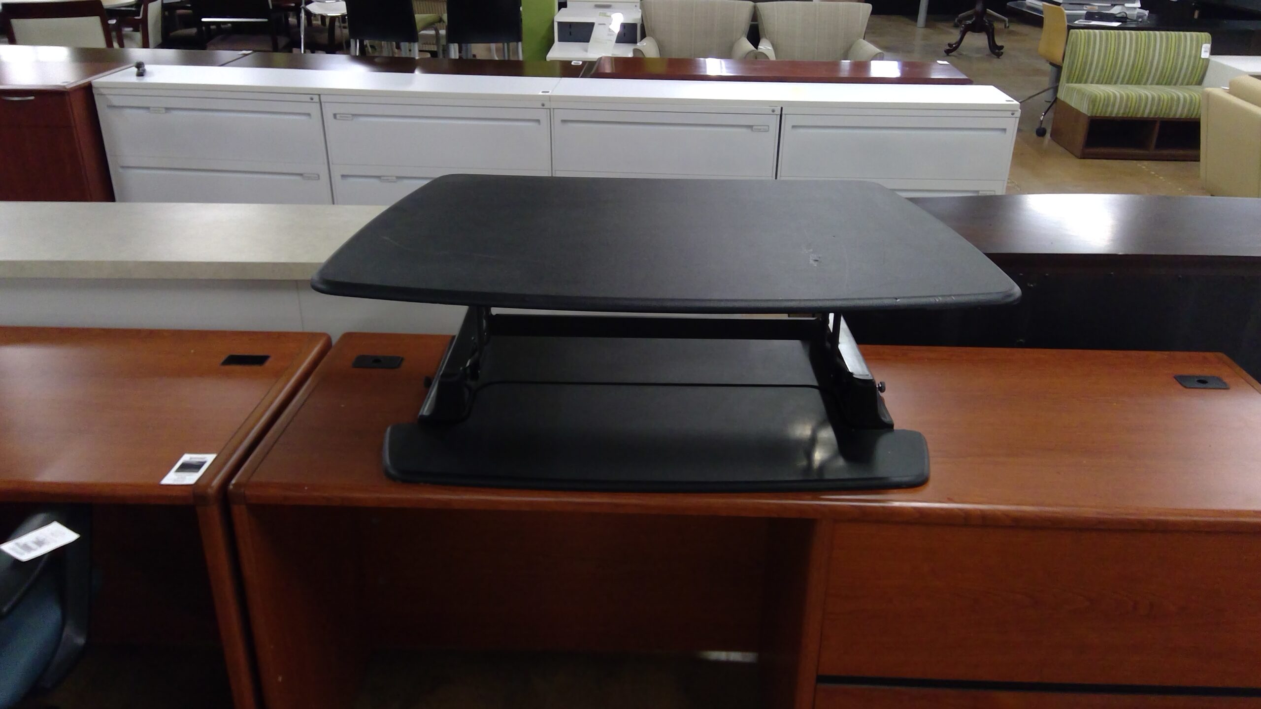 Black VariDesk Desk Riser