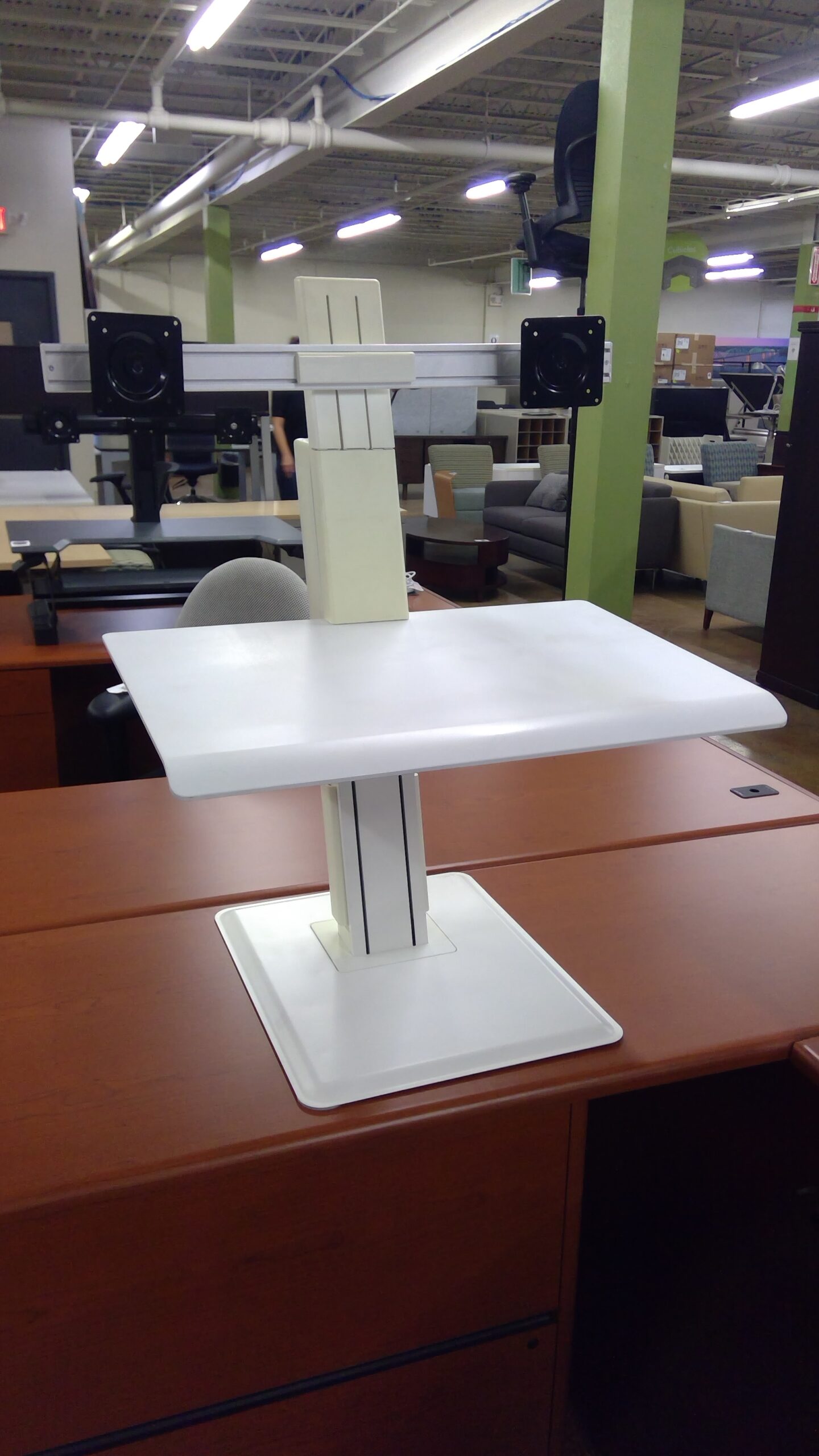 Humankind White Desk Riser 28"W