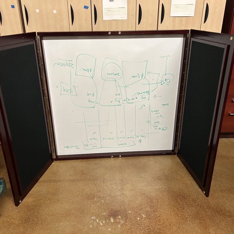 Safco Wall Mounting Presentation/Whiteboard 48"W