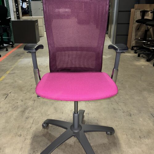 Used Knoll Life Office Task Chair -- Pink/Fuchsia