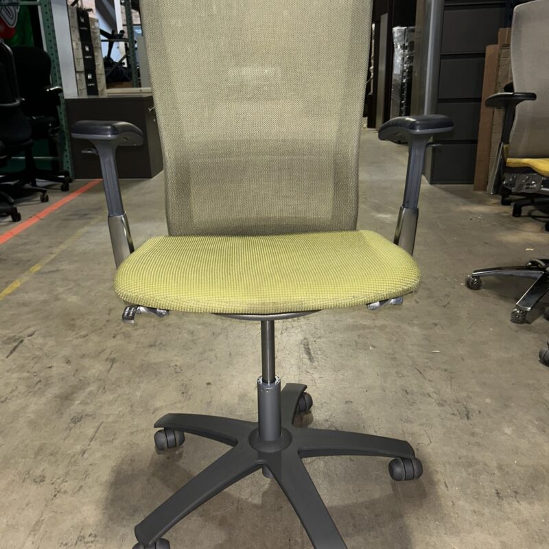 Used Knoll Life Office Task Chair -- Chartreuse Green