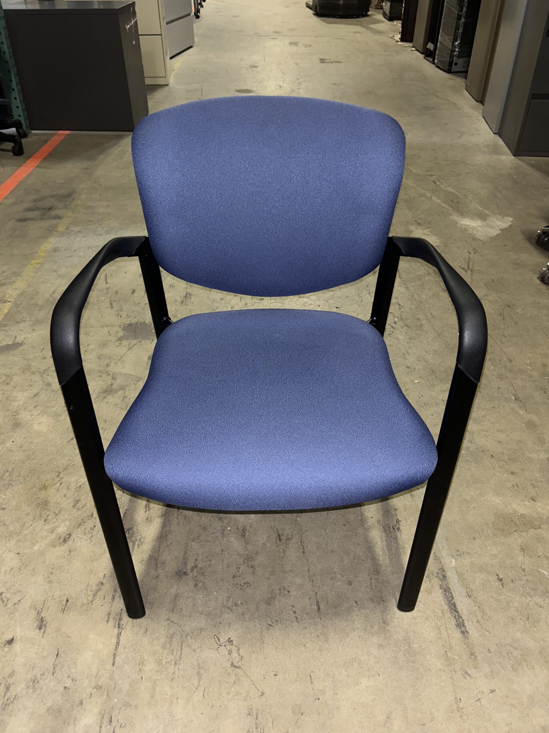 Used Haworth Improv Side Chair -- Blue