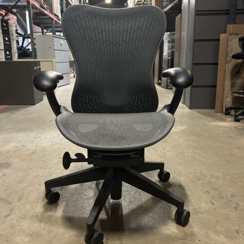 Used Herman Miller Mira Office Task Chair w/ Arms -- Gray