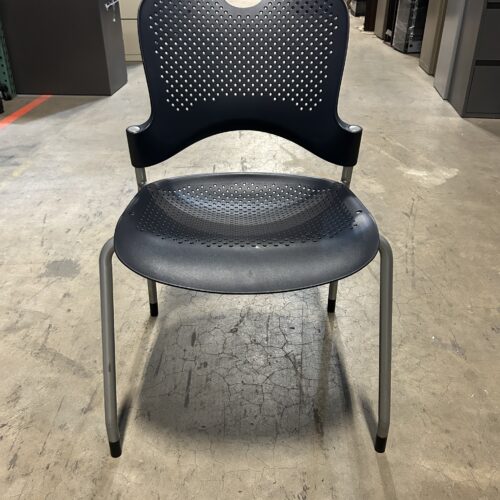 Used Herman Miller Caper Side Chair -- Navy Blue 