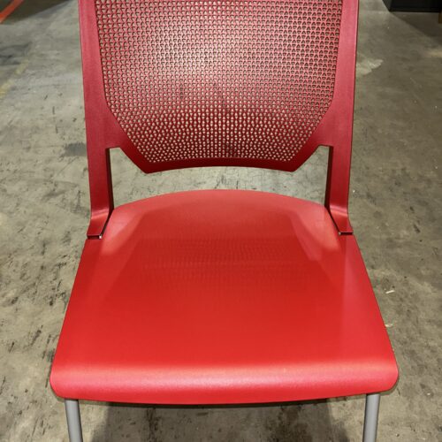 Used Haworth Very® Side Office Chair -- Red
