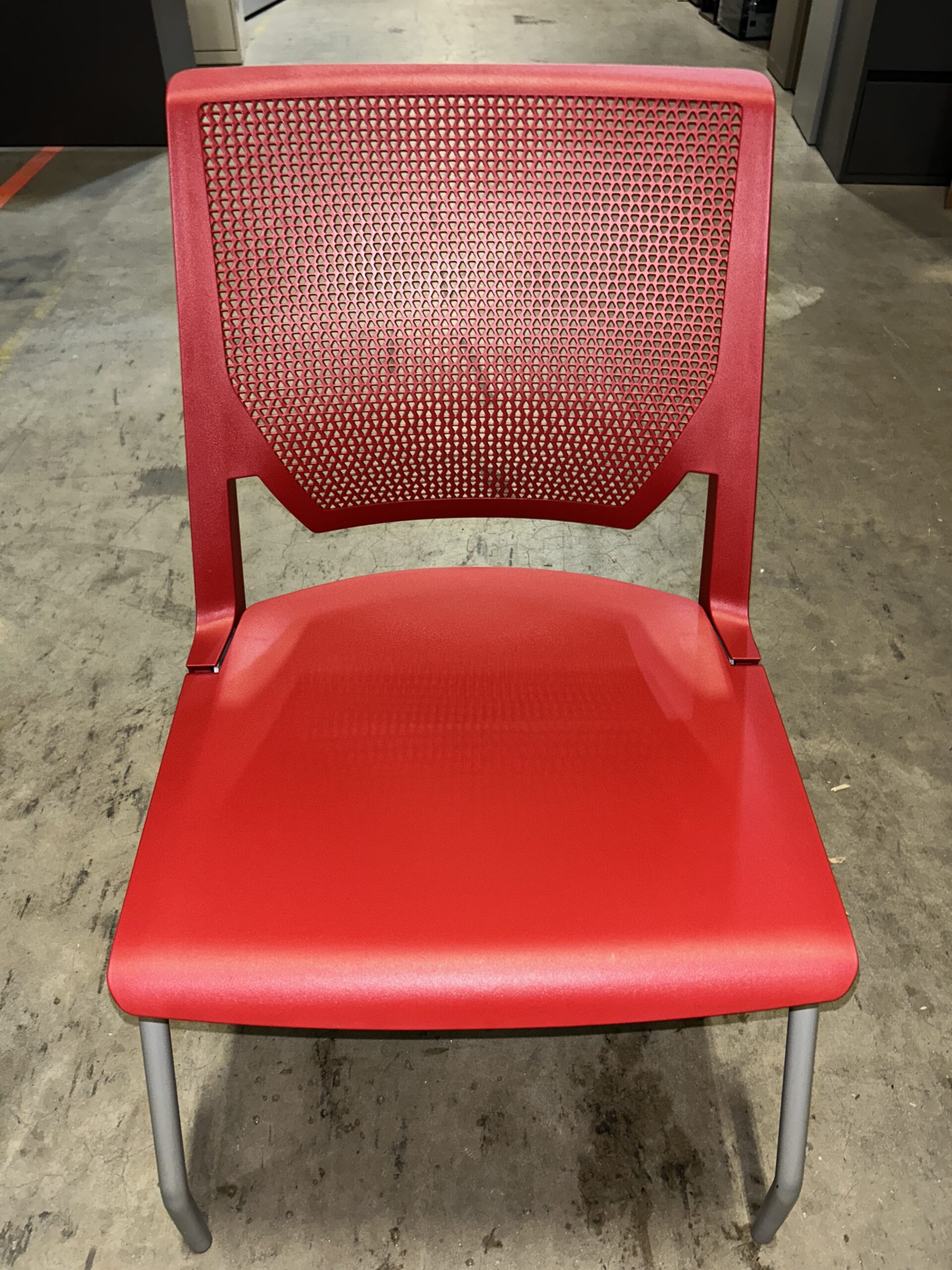 Used Haworth Very® Side Office Chair -- Red