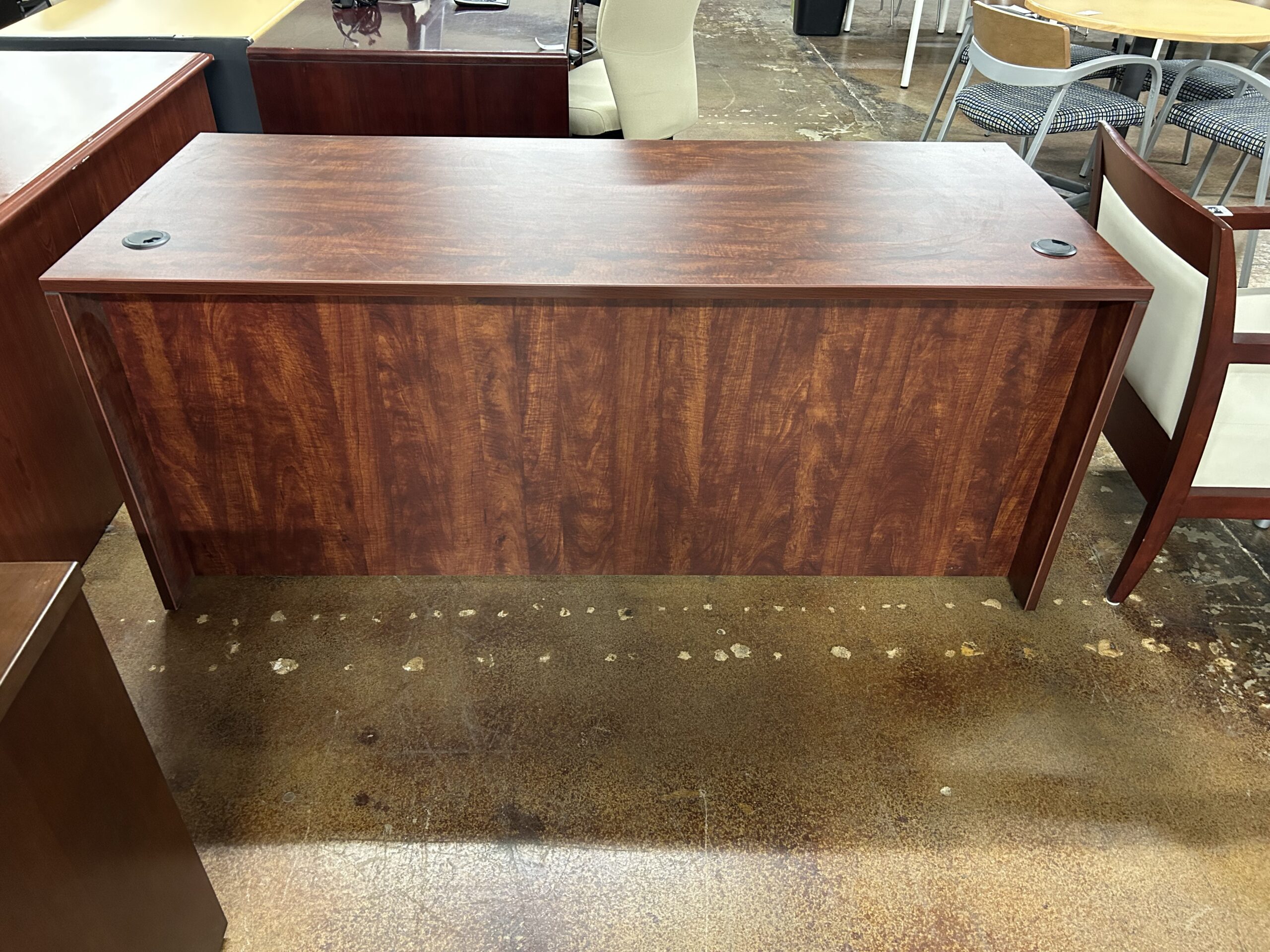 Used Dark Cherry Offices to Go Office Desk 71"W