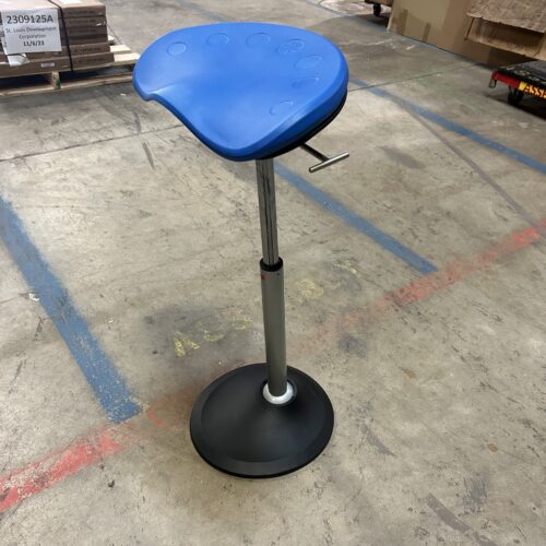 Used Blue Safco® Active Mobis II Perch Seat 28"H - 38"H