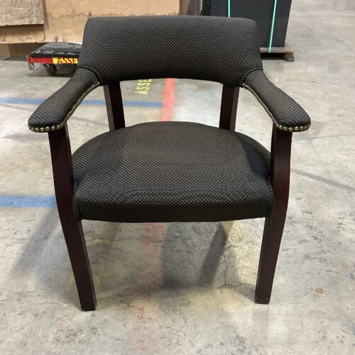 Used Brown Executive Office Guest Chair 25"W