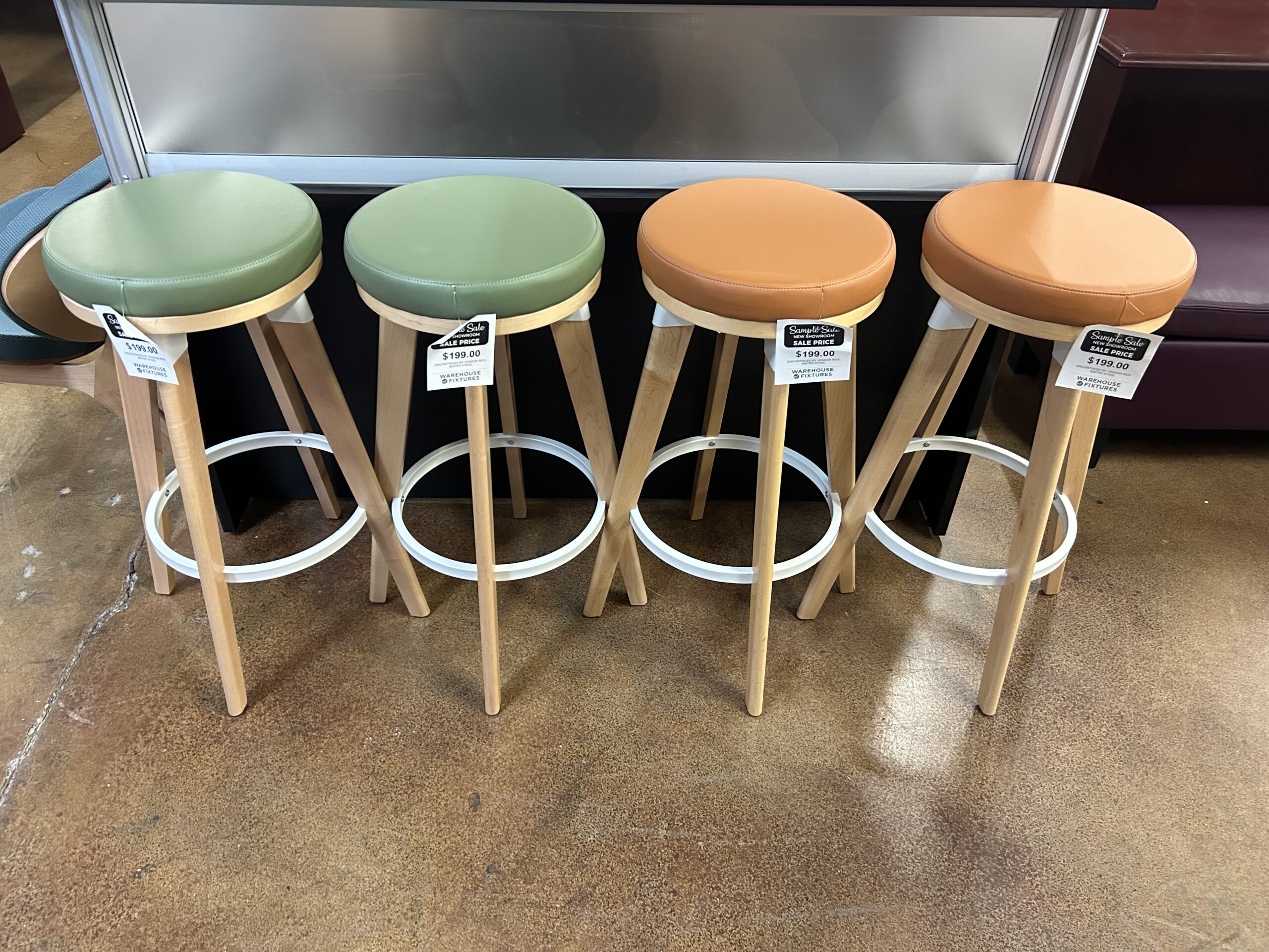 Safco Leather Barstools