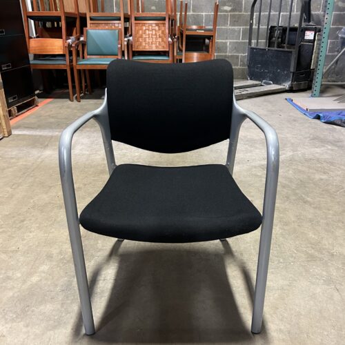 Used Herman Miller Aside Black and Gray Guest Chair
