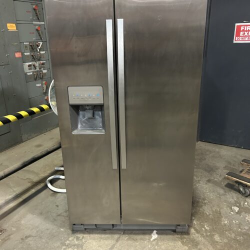 Used Whirlpool Stainless Steel Refrigerator and Freezer