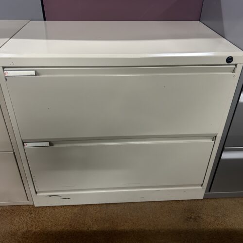 Used 2-Drawer Beige Filing Storage Lateral 30"W