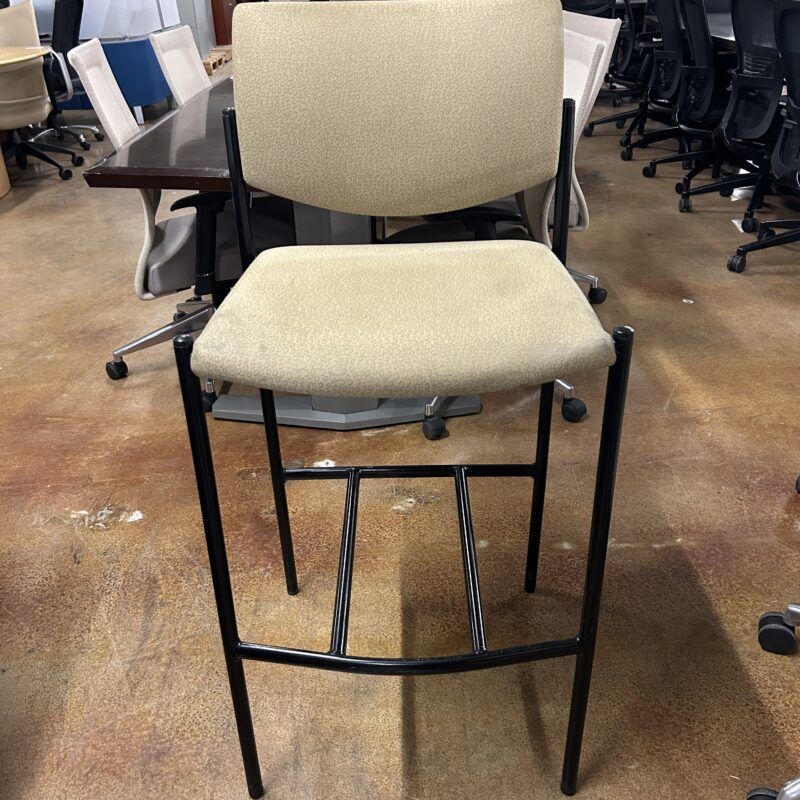 Used Steelcase Player Beige Café/Bar Stools Seat Height 29"H