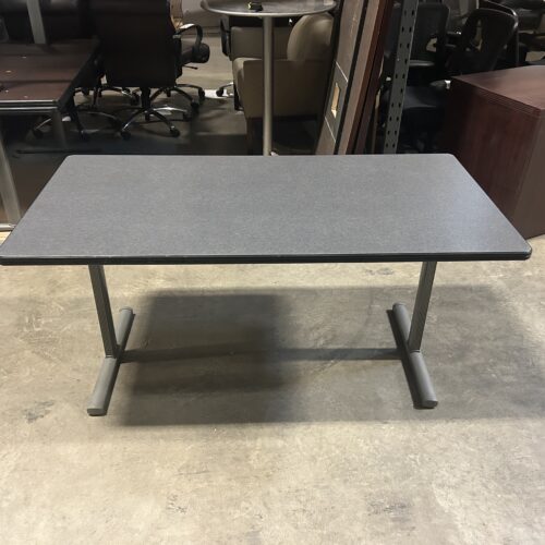 Used Dark Gray Sturdy Laminate Tables 5FT W 