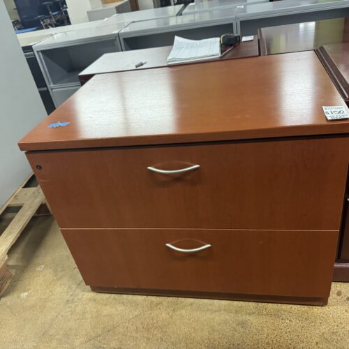 Used Geiger 2-Drawer Cherry Wood Lateral 3FT W