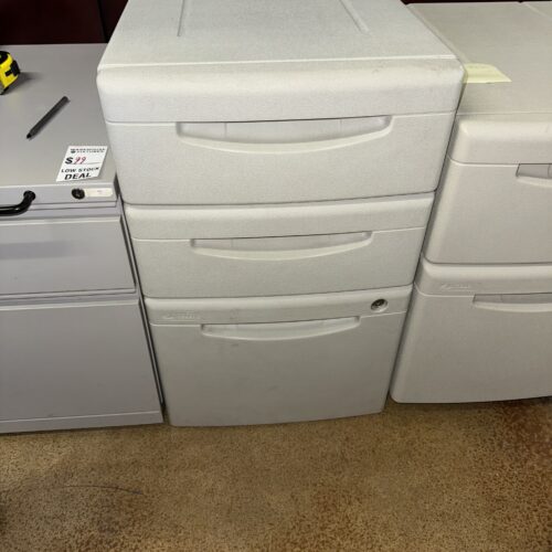 Used Iceburg 3-High Vertical Filing Storage with Box, Box, File Drawers