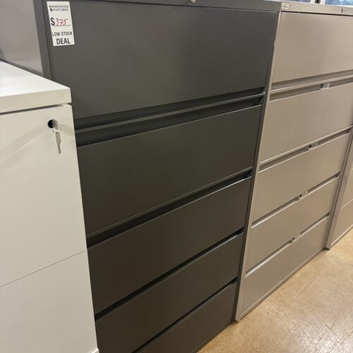 Used Gray 5-High Storage Filing Lateral 36"W