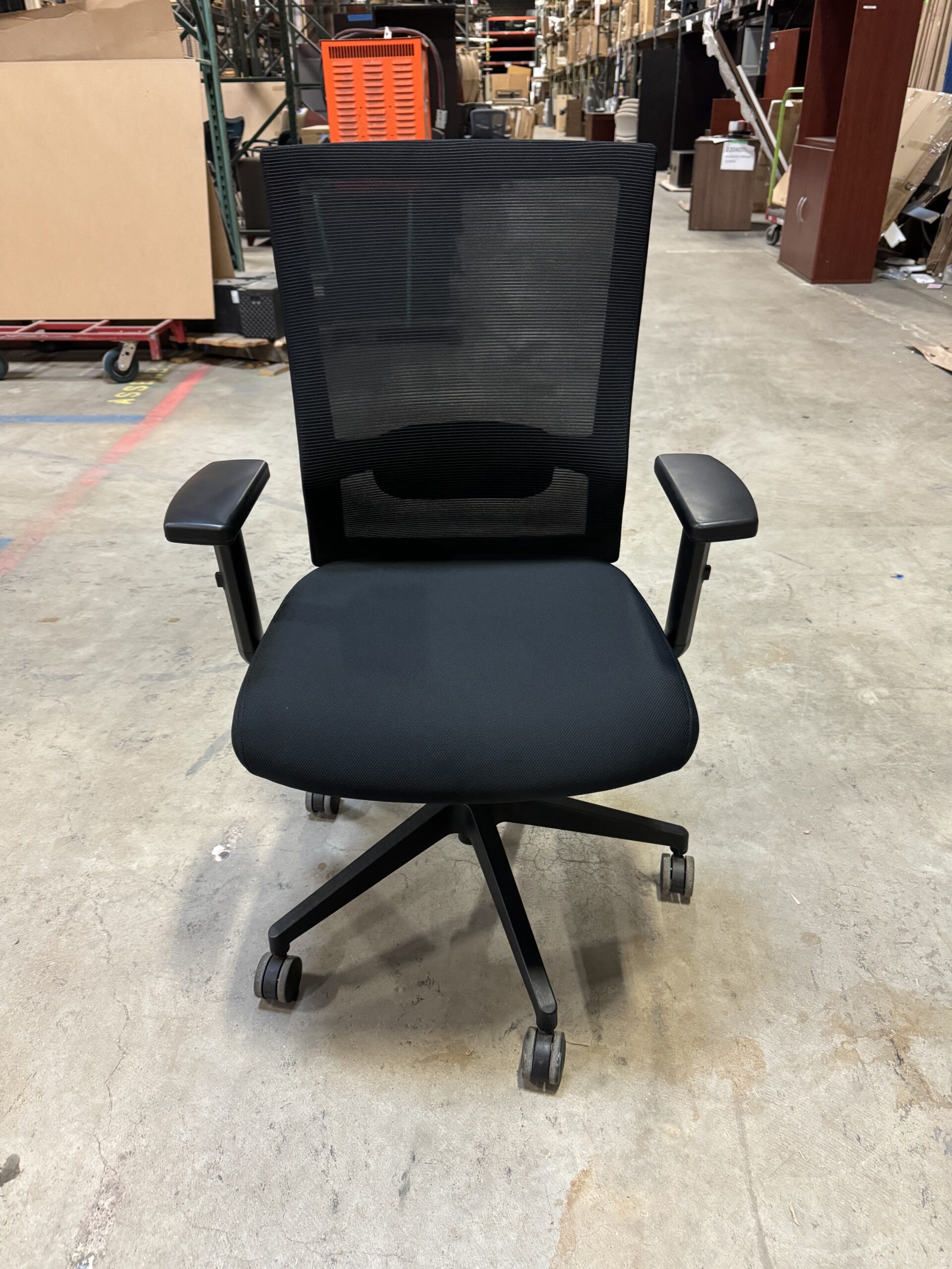 Used Mesh Back Office Task Chair with Casters and Arms