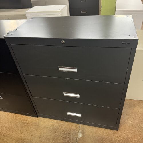 Used Anderson Hickey 3-Drawer Lateral Filing 36"W - Black 
