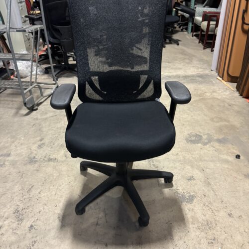 Used Black Mesh Back Office Task Chair with Tempur-Pedic Foam Seat