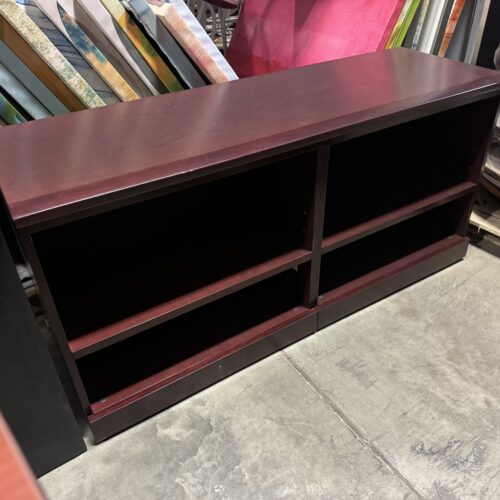 Used Knoll Low Credenza Double Bookcase 60"W