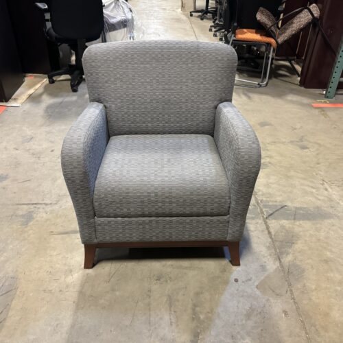Used Kimball Office Gray Lounge Chair 31"W