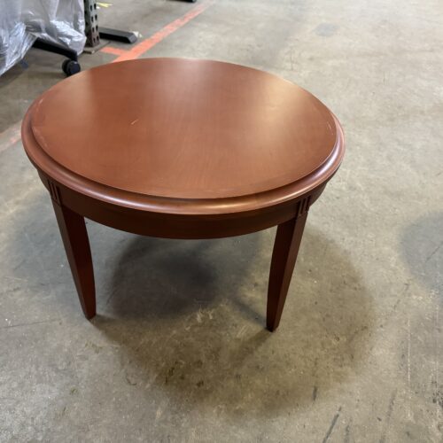 Used Cherry Round Coffee Tables 24"W