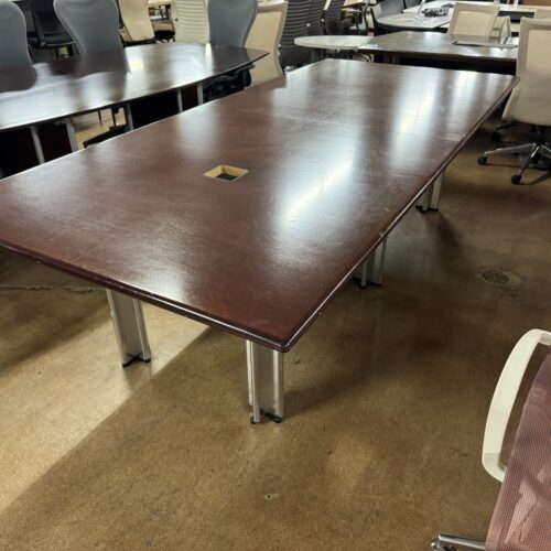 Used Cherry Conference Table 9 FT W x 4 FT D