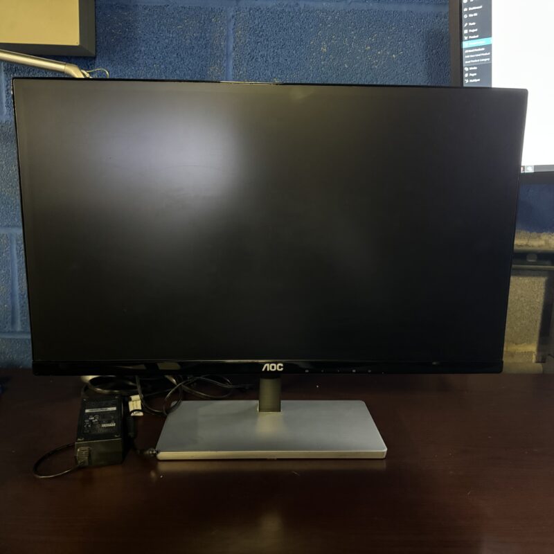 Used AOC LCD 60HZ Computer Monitor 21"W
